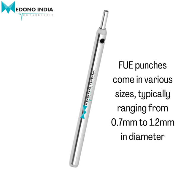 Cylindrical Fue punch stainless steel punch